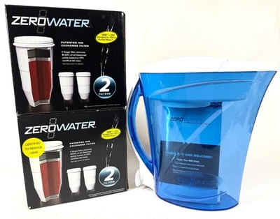ZERO WATER Purifier ZEROWATER Square Fridge Pitcher w/ New 5 Stage Filter Pair - Image 1 of 4