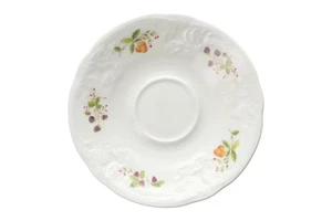 Coalport - Wenlock Fruit - Embossed - No Gold - Coffee Saucer - 135565G - Picture 1 of 2