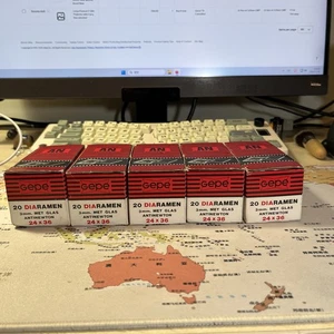 5  Boxes (100) Gepe 24x36 3mm Antinewton Glass 35mm Slide Mounts Brand New - Picture 1 of 6