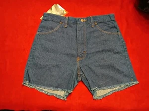 Neu mit Etikett Vintage Wrangler Denim Cutoffs 80er 90er 85415PW 32 Zoll Taille 4 Zoll Schrittlänge - Bild 1 von 6
