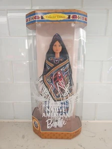 1999 DOLLS WORLD NORTHWEST COAST NATIVE AMERICAN BARBIE -24671 -ORI BOX UNOPENED - Picture 1 of 6