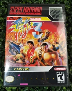 Final Fight 3 Super Nintendo 1995 Reproduktion mit Hülle NICHT ORIGINAL getestet funktioniert - Bild 1 von 7