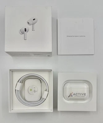 BNIB AirPods Pro 2nd Gen. MagSafe Case USB-C Apple Open box - Promotional Logo - Image 1 of 4