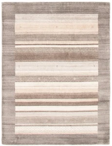 Vintage Hand-Knotted Tribal Carpet 4'8" x 6'6" Traditional Wool Rug - Picture 1 of 9