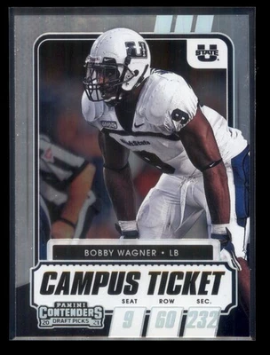2021 Panini Contenders Draft Picks - Bobby Wagner #84 Campus Ticket - Image 1 of 2