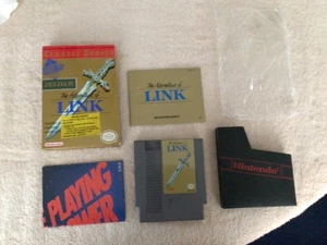 Zelda II The Adventures of Link NES with Authentic Nintendo Sticker, Very Nice! - Picture 1 of 16