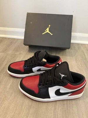 Jordan 1 Bajo GIMNASIO ROJO/BLANCO-NEGRO Talla 8 Hombre’s Foto 1 de 4