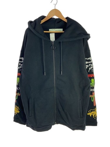 OFF WHITE Felpa con cappuccio OFFWHITE nera S usata