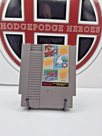 Super Mario Bros. / Duck Hunt / World Class Track Meet - NES - Cleaned & Tested