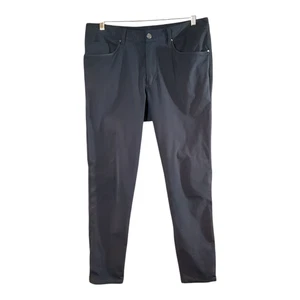 Lululemon Gray ABC Pants Slim Fit Warpstreme Business Casual Classic Men's 34 - Picture 1 of 10