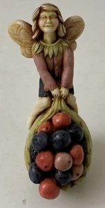 Adam Binder Designs Summer Fruits Berry Fairy Kingdom Trinket Box w/box - Picture 1 of 7