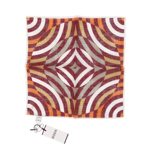 Roda Unisex Small Linen Square Scarf Handkerchief Made in Italy Retail $65 - NWT - Picture 1 of 5