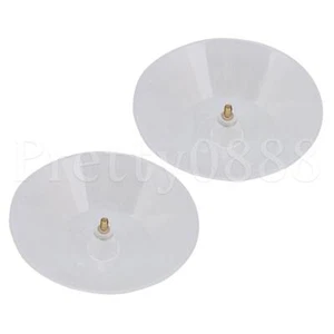 2Pcs Universal Range Hood Oil Collection Cup Large Round 4.5mm Transparent - Picture 1 of 8