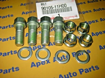 Juego de 4 pernos de eje de transmisión originales Toyota Land Cruiser nuevos 1974-1985 FJ40 BJ40 Foto 1 de 4