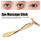 Golden Eye Cream Applicator Massager Zinc T Shaped Eye Massage Wand Stick F Zz1