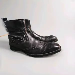 Mark Nason U ROCK Lounge 71788 Botas de Cuero Espada/Cruz Talla 10 - Imagen 1 de 9