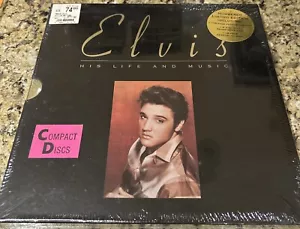Elvis Presley His Life And Music 4 CD LIMITED EDITION BOX SET & BOOK NEW SEALED - Picture 1 of 2