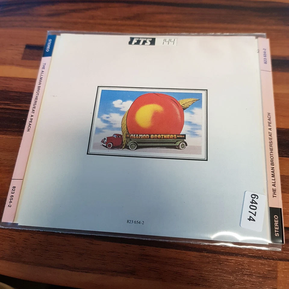 THE ALLMAN BROTHERS BAND: Eat A Peach  WGER POL  > VG+/VG+(CD) - Bild 1 von 2