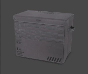 Cargo Container / Twin Trash Box / Foldable / Camping / Gray / Express - Picture 1 of 8
