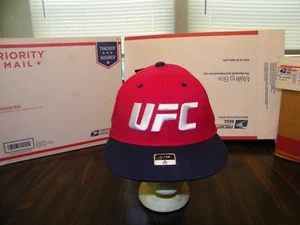 UFC REEBOK EMBROIDERED CAP HAT SIZE S/M RED OFFICIAL UFC FIGHT FOR PEACE NWT - Picture 1 of 9