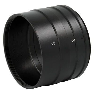 COZYSHOT Metal M65 Macro Extension Tube Camera Lens Adapter Hood 65mm x1 Screw 3-Ring/Set