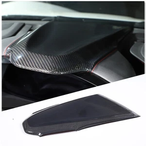 Dry Carbon Fiber Car Speed Meter Upper Trim Cover For Corvette C8 Z06 2020 - Picture 1 of 12