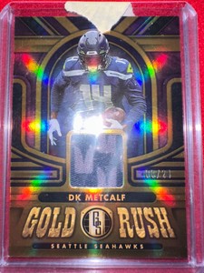 2023 Gold Standard Gold Rush #GR-DKM DK Metcalf 8 /24