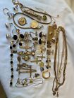 Mixed lot of antique vintage gold filled jewelry 186 gr scrap or not
