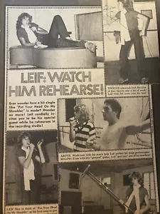 Leif Garrett, Full Page Vintage Clipping - Picture 1 of 1