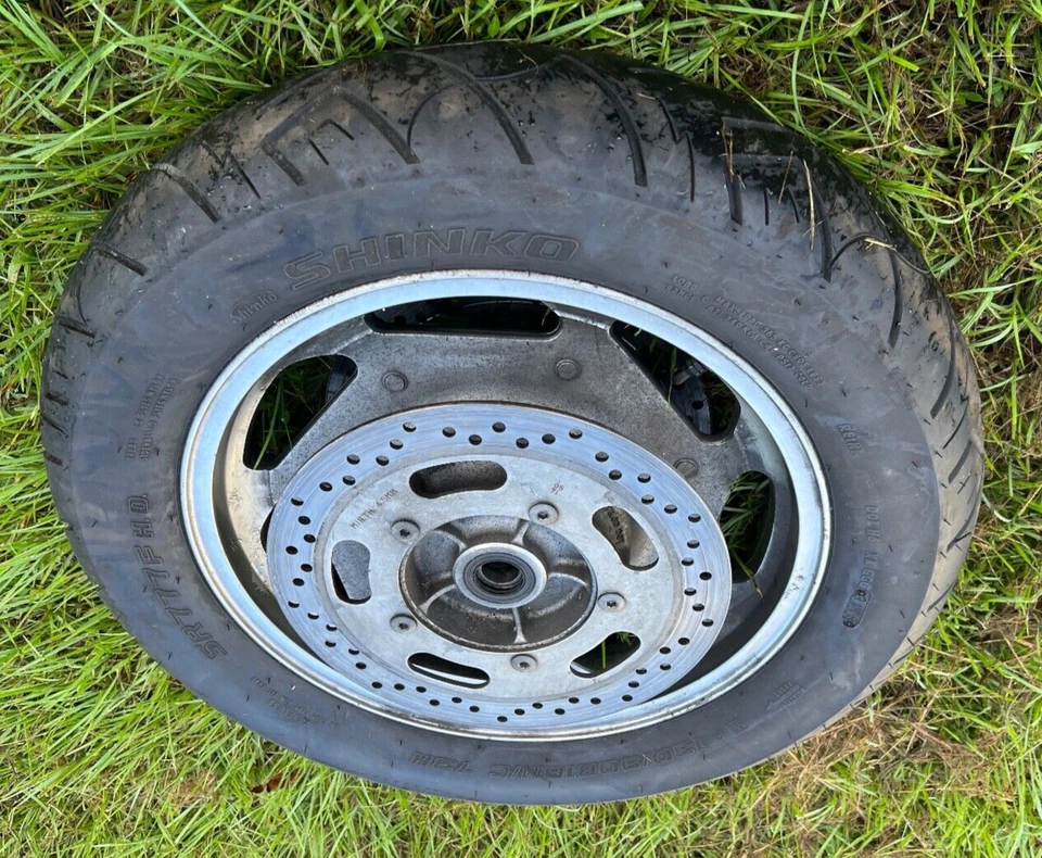 Llanta delantera Kawasaki Vulcan 1600 neumático disco de freno rotor 2008 Foto 1 de 4