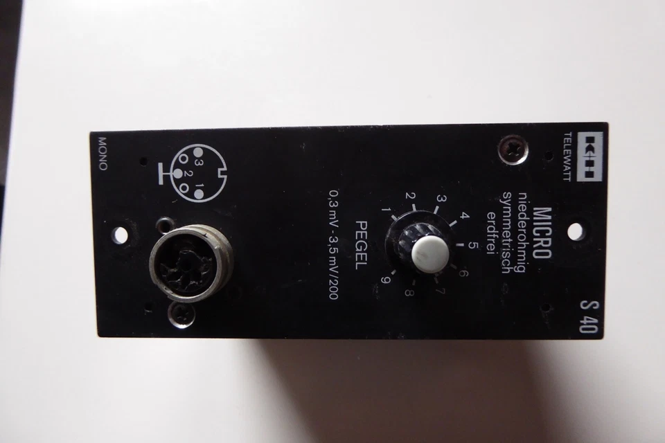 Klein & Hummel S 40 Einschub f. M 126 - Bild 1 von 1