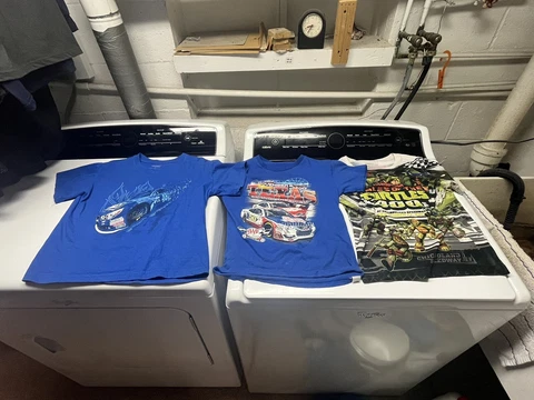 LOT 3 Youth Shirts Jimmie Johnson Chigagoland Ninja Turtles Texas NASCAR Racing Cover