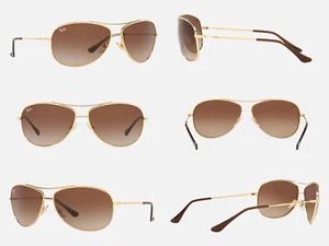 RAY-BAN Metal Aviator Sunglasses - RB3293 - Picture 1 of 4