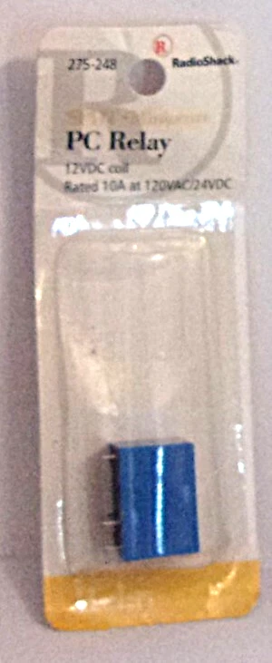 Radio Shack 275-248 SPDT Miniatura PC Relé 12VDC Bobina NUEVO Foto 1 de 1