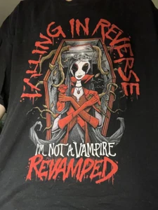 T-Shirt I'm Not a Vampire Falling In Reverse Band schwarz RM710 - Bild 1 von 3
