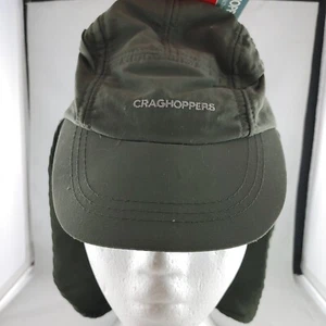 Craghoppers Desert Hat Child Green Cedar Foldaway Neck Protection New b28 - Picture 1 of 11