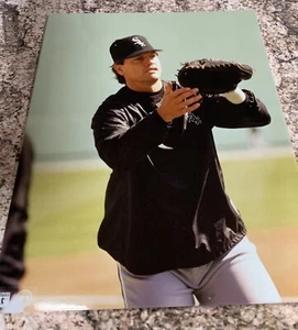 Fotofile Carlton Fisk 8x10 Chicago White Sox non firmato - Foto 1 di 1