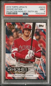 2019 Topps Update -Shohei Ohtani Highlights #SO16 150th Anniversary/150 PSA 9 Mt - Picture 1 of 3