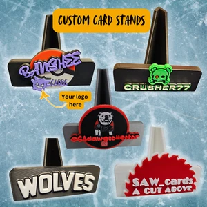 Supporti Carte Personalizzati (aggiungi il tuo logo), per Carte Sportive, Pokemon, MTG, Breakers - Foto 1 di 12