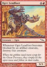 OGRE LEADFOOT FOIL Mirrodin MTG Magic the Gathering Cards DJMagic