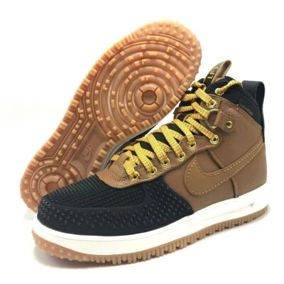 *NEW* MEN Nike Lunar Force 1 DUCKBOOT Brown/Black  (805899 202 ) 👍 - Image 1 of 4