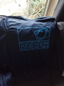 NWT - Reel Life Dark Blue Combat Gear Performance Shirt - M - Picture 1 of 5