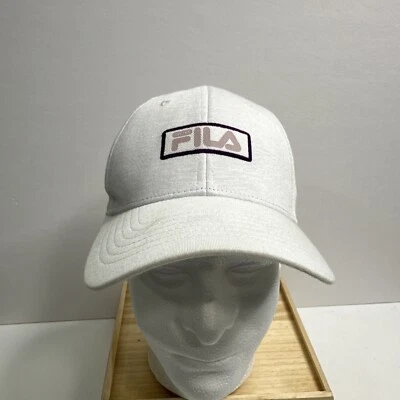 Gorra de béisbol deportiva Fila para mujer, blanca con púrpura y rosa Foto 1 de 4