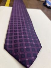 Calvin Llein purple Tie 58"x3" Necktie