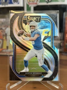 2024 Select Premier Level Silver Prizm Die Cut Justin Herbert #131 - Bild 1 von 2