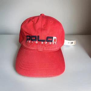 Vtg 90s Polo Sport Ralph Lauren Hat Strapback Cap Rock Climbing Outdoor GearTech - Picture 1 of 6
