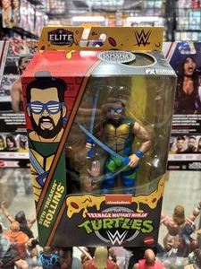 Seth Rollins /Leonardo Mattel WWE TMNT ELITE TARGET Exclusive Figure New In Hand - Picture 1 of 2
