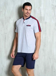 Pigiama uomo a manica corta in cotone Navigare 141827 - Picture 1 of 2