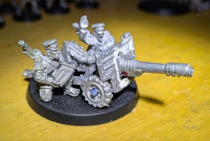 40k Astra Militarum Mordian Iron Guard Lascannon Heavy Weapon Team (Metal) - Picture 1 of 4