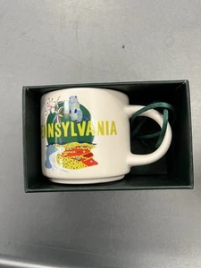 Taza con adornos Starbucks Discovery Series Pennsylvania 2 oz NUEVA DE PENNSYLVANIA - Imagen 1 de 2
